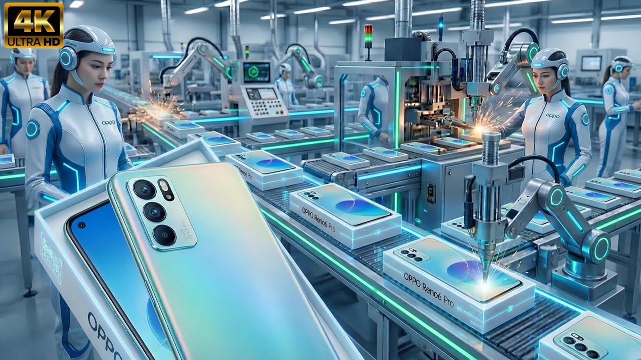 Inside Oppo Futuristic Factory Building Massive Amount of Smartphones - Production Line Factory