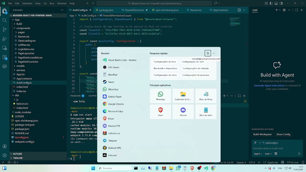 app visual studio embedded exemplo