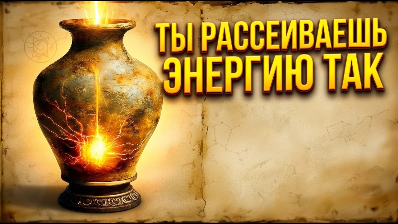 ЭНЕРГИЯ НЕ ИСТОЩАЛАСЬ — ОНА ПРОСАЧИВАЕТСЯ