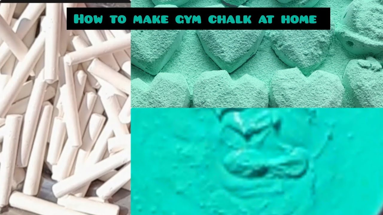Tutorial : How to make homemade gym chalk at home | sleep aid asmr |