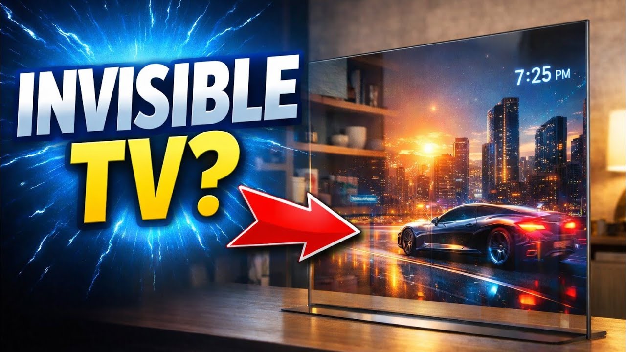 This TV Is Almost Invisible… And That’s Not Even the Craziest Gadget