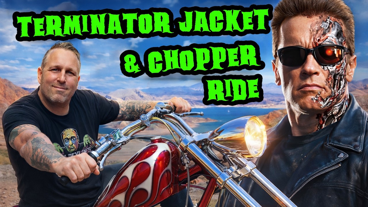 West Coast Chopper Ride to Lake Mead + The Terminator Gets Some Metal History!