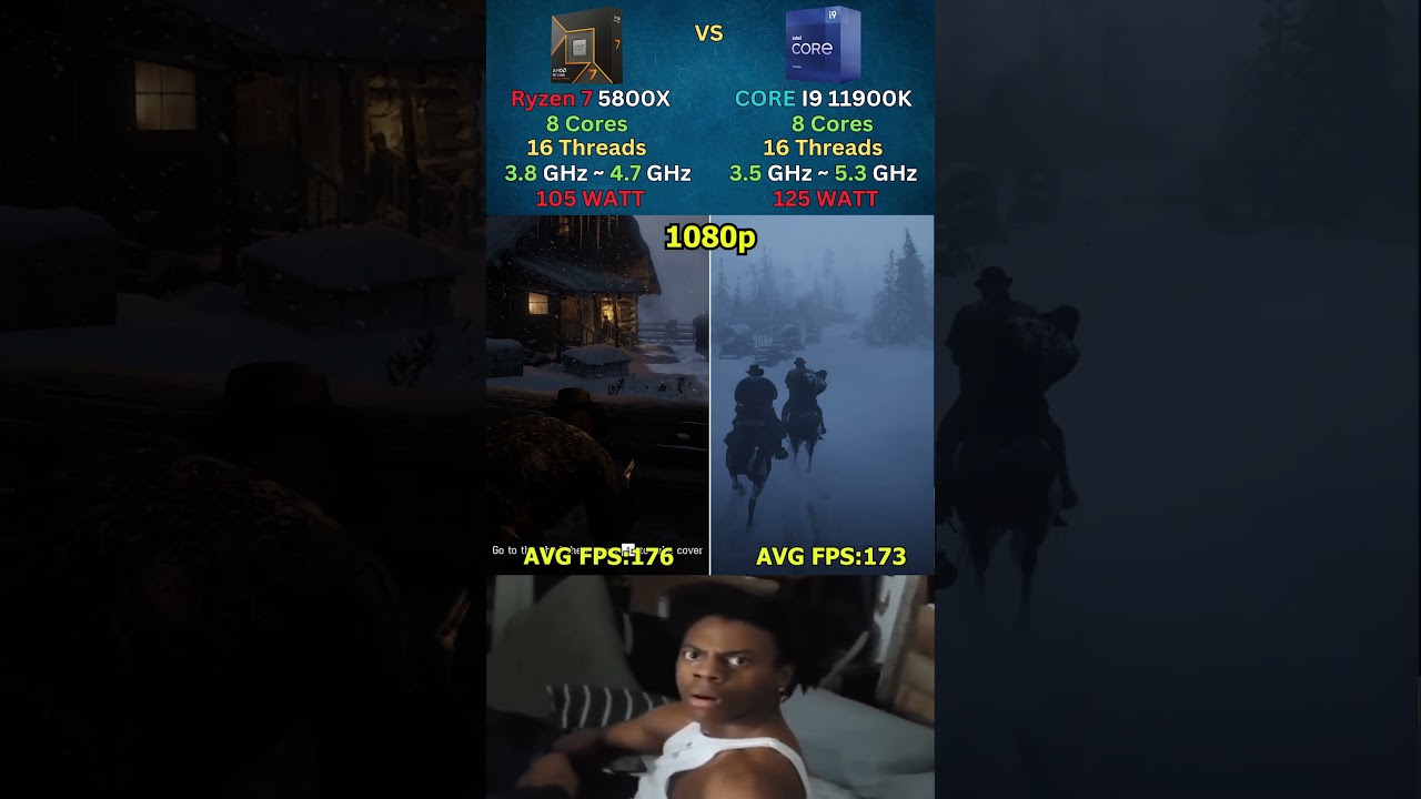 Ryzen 7 5800X vs Core i9 11900K &ndash; After All These Years&hellip; Who Wins? #pcgaming #gaming #shorts