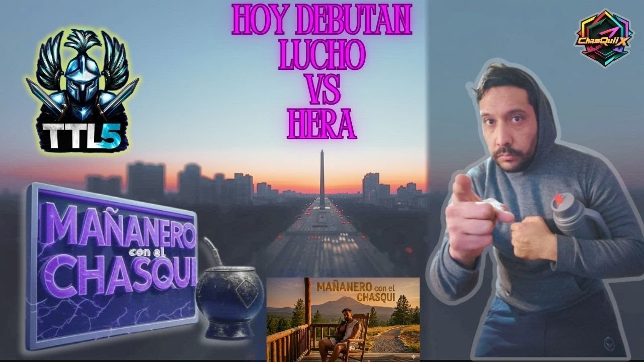 🧉 MAÑANERO con el CHASQUI #47 🧉HOY ARRANCA LA PLATINUM | | LUCHO vs HERA | |  #aoe2