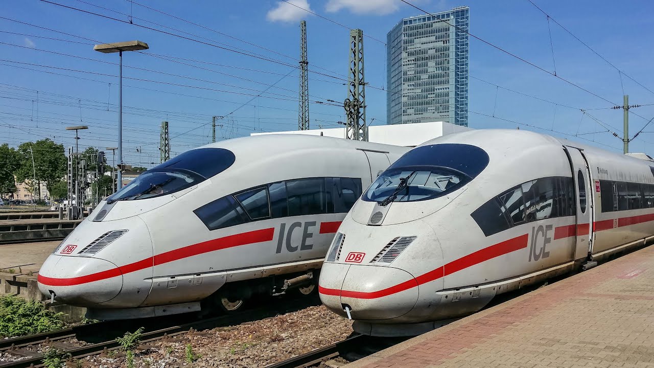 Führerstandsfahrt ICE 3 Mannheim - Stuttgart (Vmax 250 Km/h)