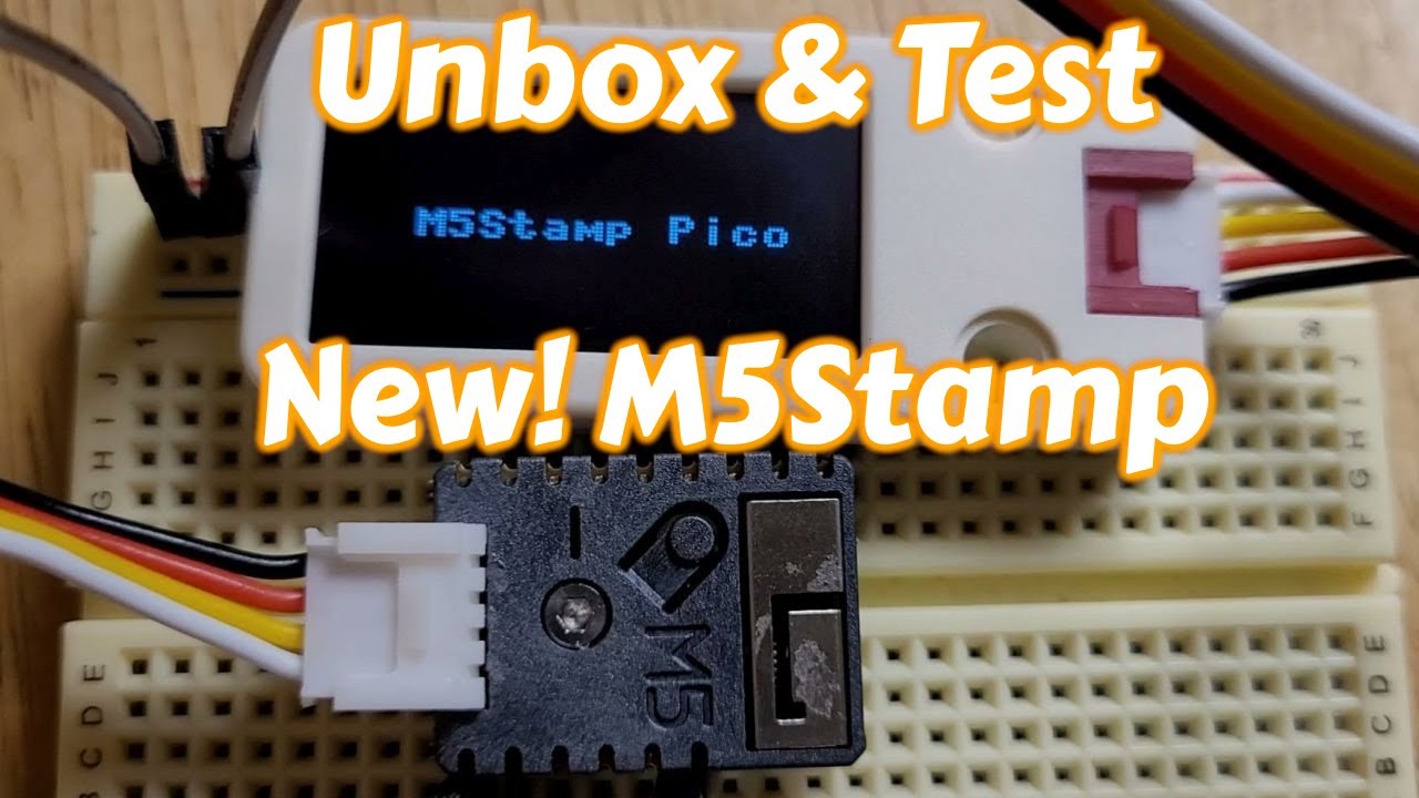 Распакуйте и протестируйте новый M5Stamp Pico