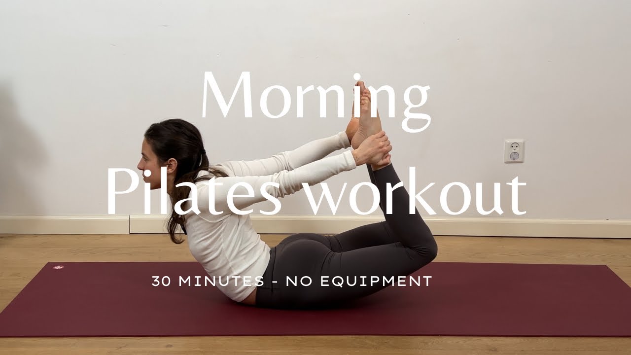 30 min MORNING PILATES WORKOUT | FULL BODY | NO EQUIPMENT | MODERATE-INTERMEDIATE LEVEL | AT HOME