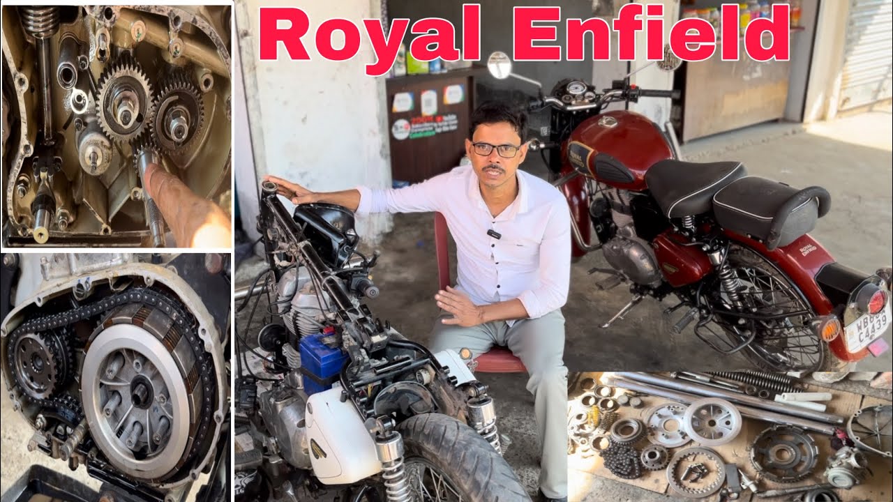 Royal Enfield bike full Sarvicing रॉयल एनफील्ड बाईक सर्विसिंग कसे करे देखिए