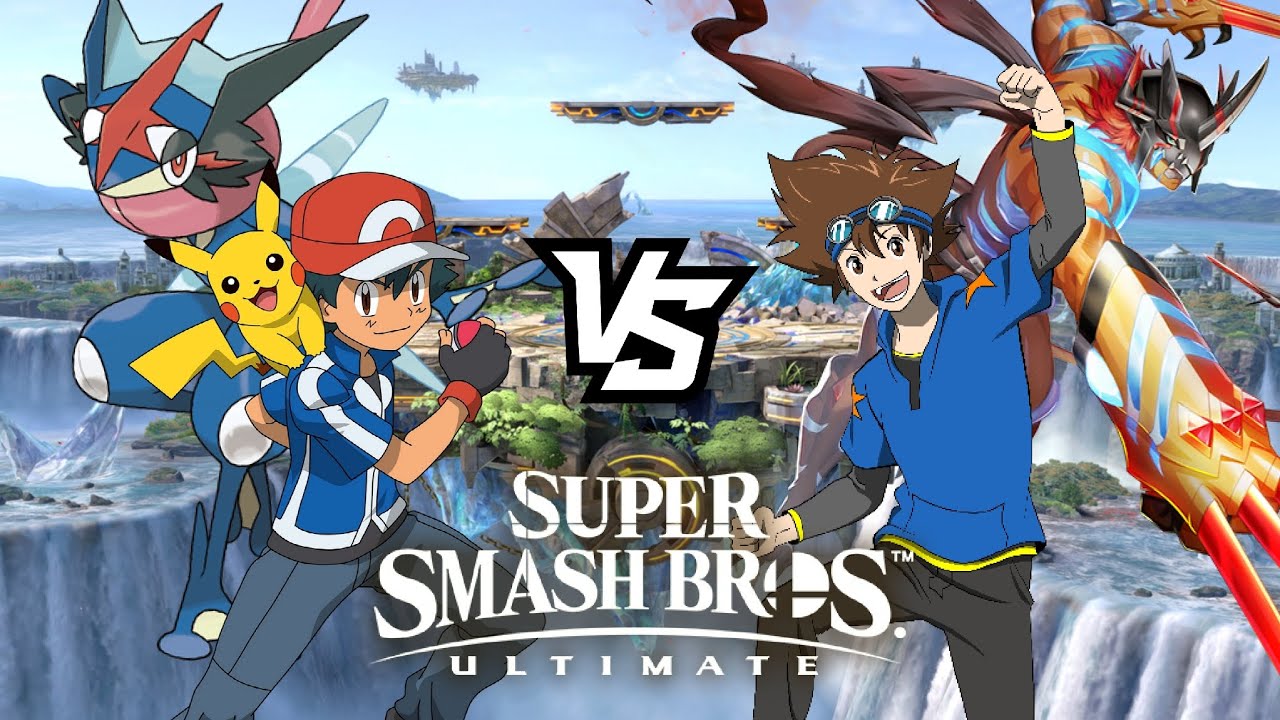 Ash vs Taichi (Pokemon vs Digimon) - Super Smash Bros Ultimate