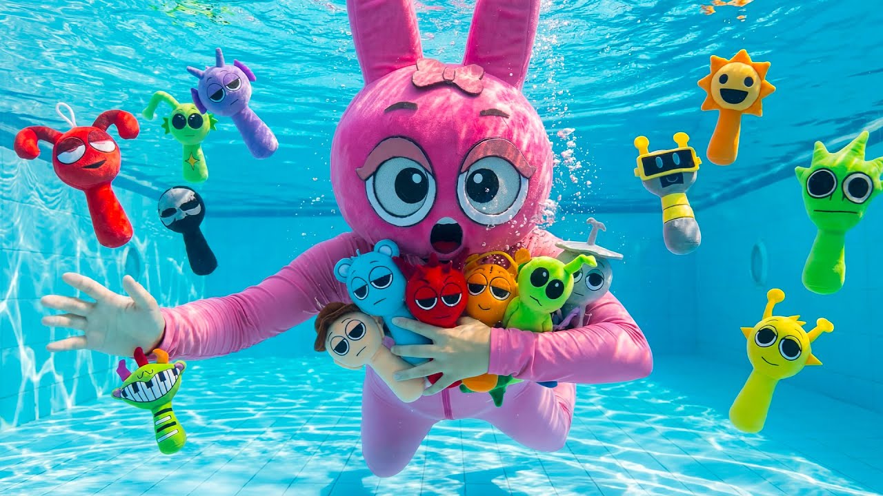 So Many Sprunki in the Pool?! Pinki Finds More Than Expected
