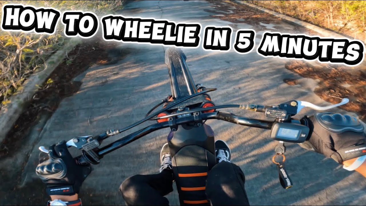 How to wheelie any bike in under 5 minutes( On Amazons cheapest bike Tuttio Solile 01)
