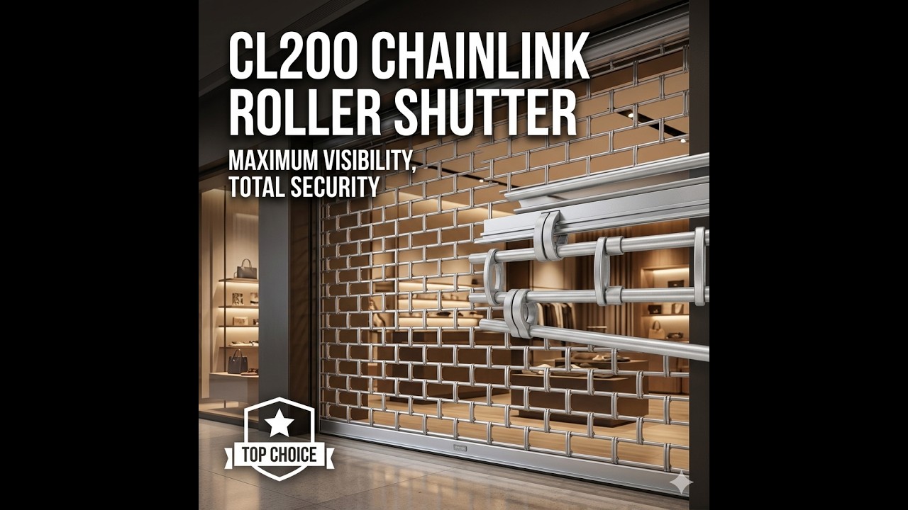 Chainlink Roller Grilles: High-Security You Can See Through