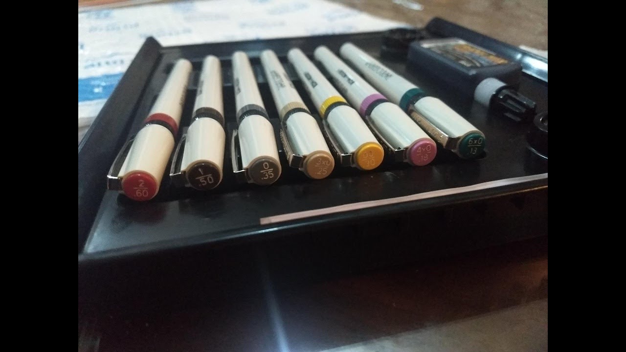 Koh-I-Noor 3165SP7P Rapidograph Pen and Ink Set7 Assorted Pen Nibs and 0.75 oz. Bottle of Ult Review