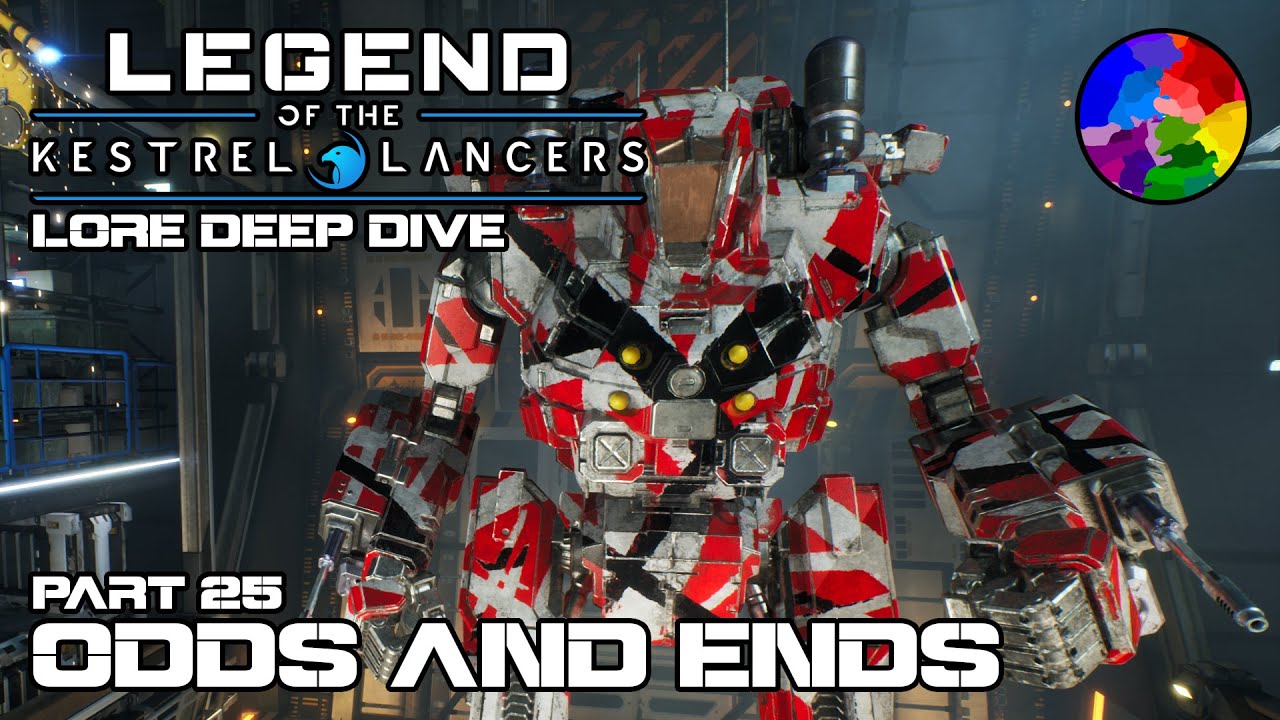 MechWarrior 5: Mercenaries (Part 25: Odds and Ends) - Lore Deep Dive (MW5 Kestrel Lancers DLC)