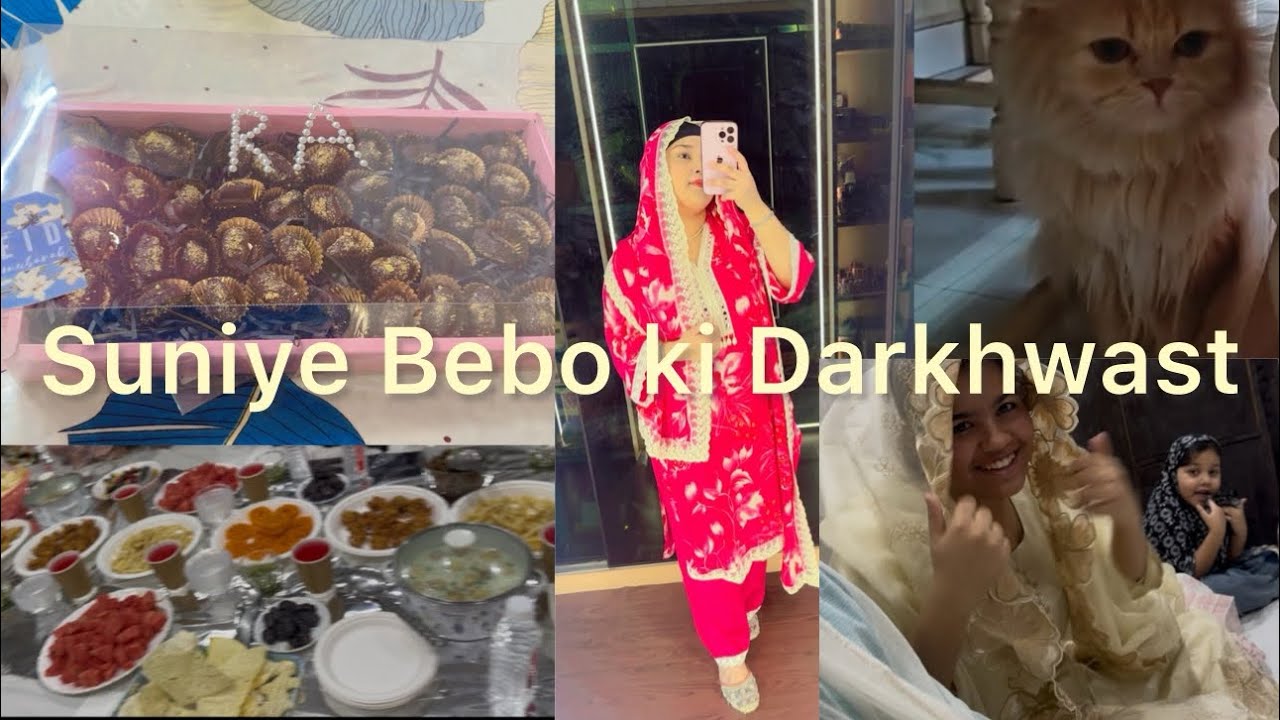Doing my sister’s First Eidi preparation | Risha ke ghar par iftar | Meet my sisters | #vlog 