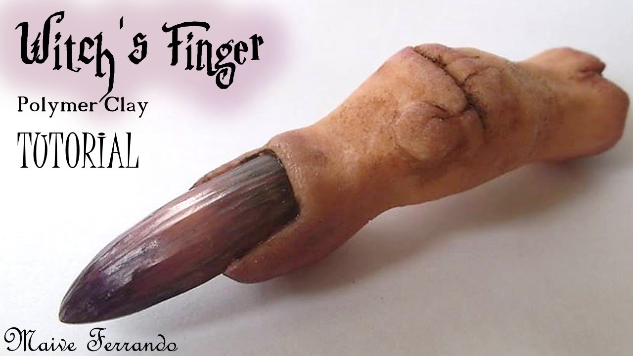 Polymer Clay Witch's Severed Finger Tutorial & A Little Tale | Maive Ferrando