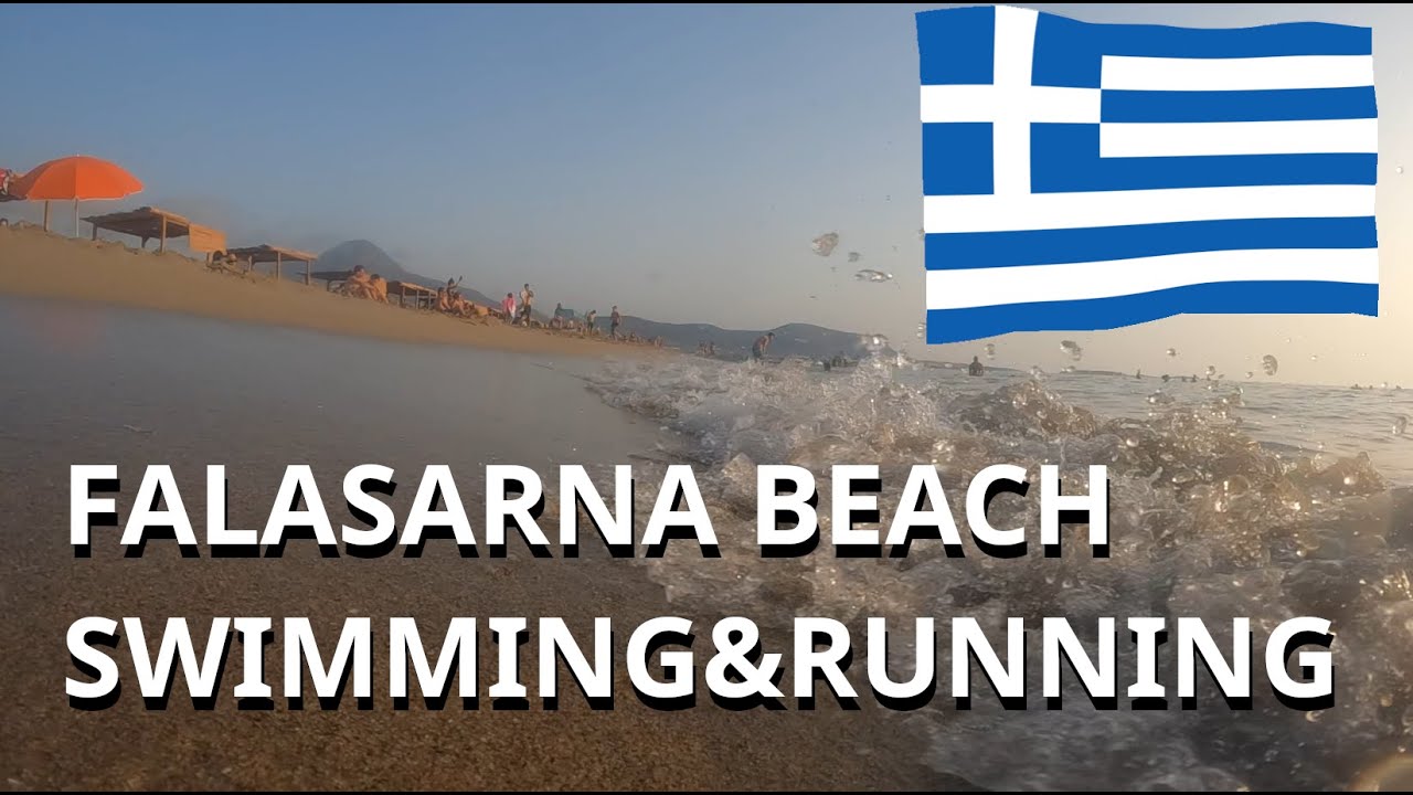 Falasarna Beach Swimming and Running