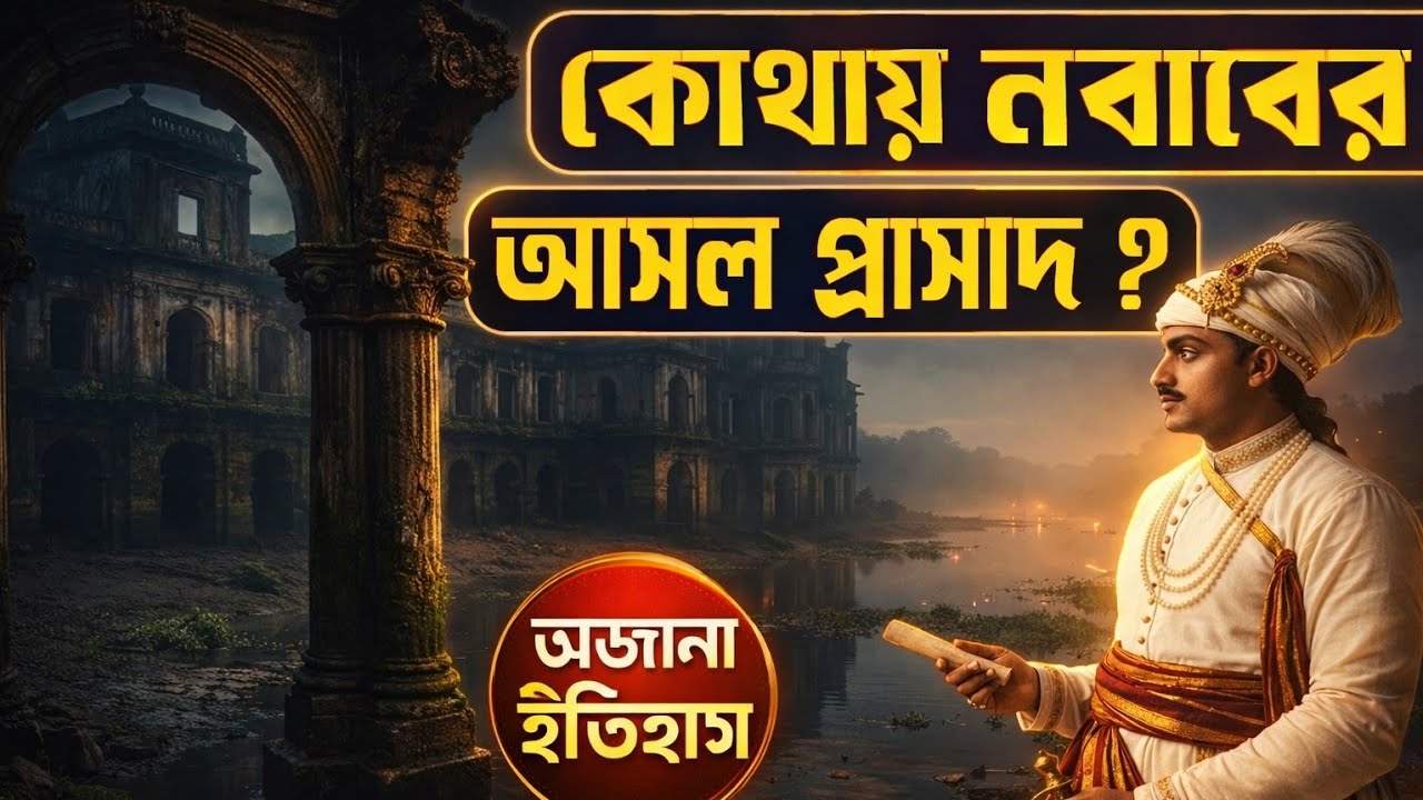 মুর্শিদাবাদে কোথায় ছিল নবাবের আসল প্রাসাদ? ইতিহাসের হারানো সত্য || #BanglaHistory