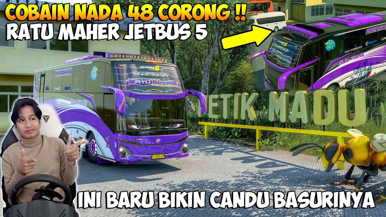 COBAIN NADA 48 CORONG RATU MAHER JETBUS 5 !! INI BARU BASURI YANG BIKIN CANDU
