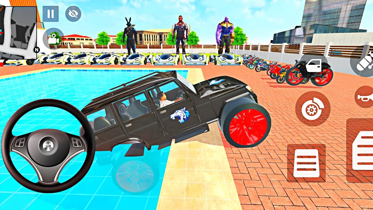 Car bike game*Franklin ordered an Indian Police car and Family Car 🚛 in the game 🎮With Bikes or car🚨