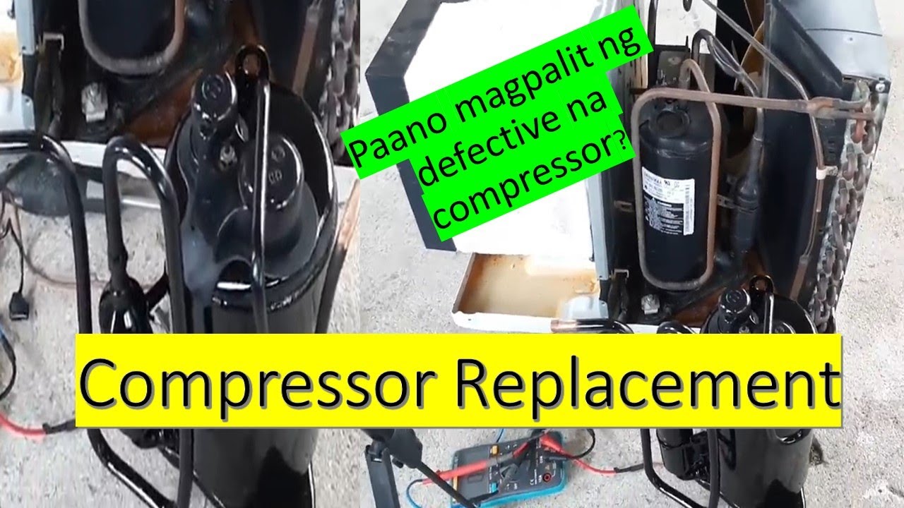 Actual troubleshooting of a not cooling window type aircon, change compressor and recharging