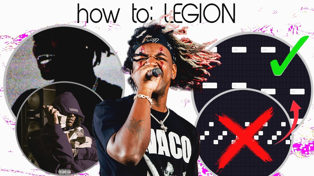 КАК ЛЕГИОН СОЗДАЕТ ДИСТОРИРОВАННЫЕ БИТЫ (ЛЕГКИЙ УРООК) l Fl Studio