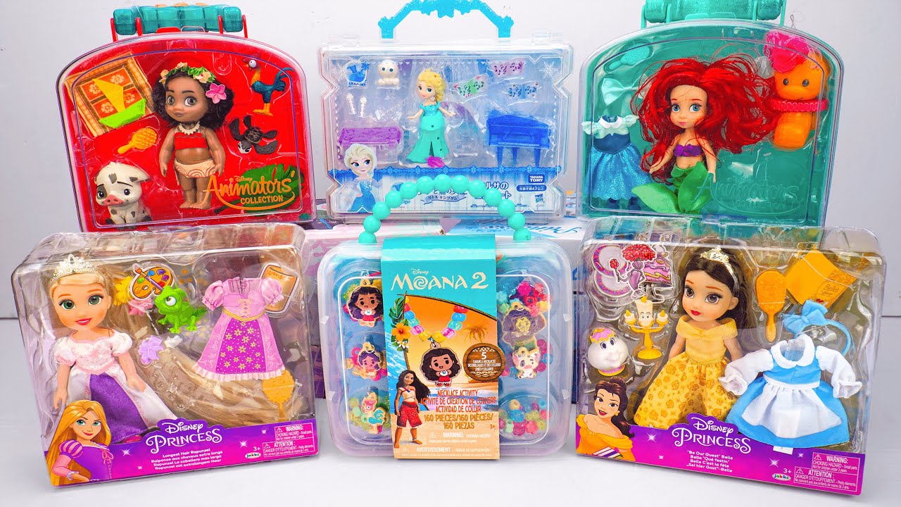 Unboxing Disney Princess Toys | Frozen Little Kingdom Elsa's Concert | Longest Hair Rapunzel Doll