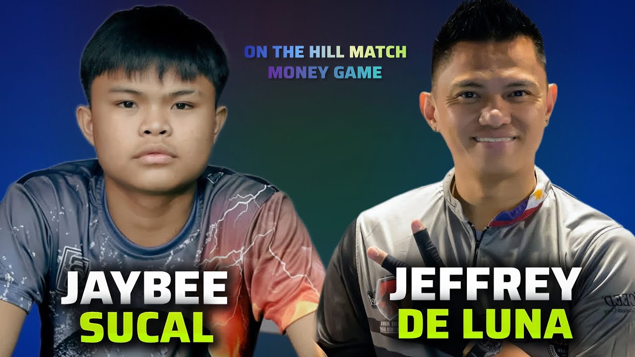Jeffrey De Luna gives Handicap Jaybee Sucal 456789-10 | 10 Ball Race to 15 on the hill match