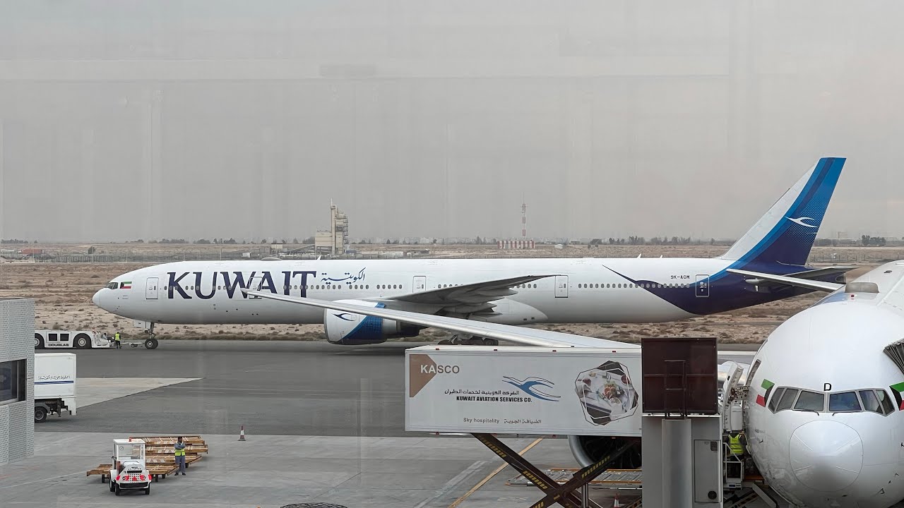 Kuwait to Jeddah Flight KU 785 | Kuwait Airways Boeing 777