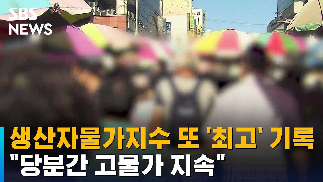 6월 생산자물가지수 또 '최고' 기록&hellip;