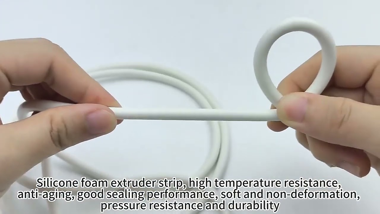 Durable Silicone Foam Extruder Strips for High-Temperature Sealing and Protection