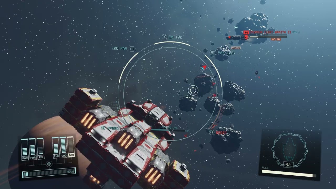 Starfield - Hammerhead Corvette Vanilla build gameplay