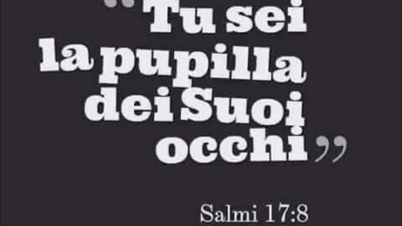 #vangelo Salmi 17:8 Abbi cura di me come la pupilla dell'occhio, nascondimi, all'ombra delle tue ali