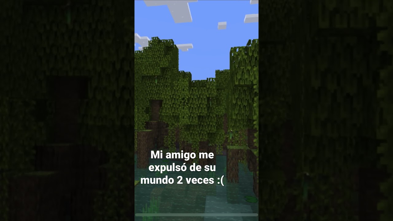 Mi amigo me expuls&oacute; de su server de minecraft suscr&iacute;bete y me ayudar&aacute;s 😕😕😕