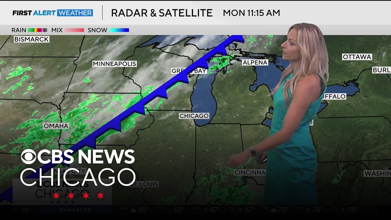 Chicago weather: Warm Monday before evening storm chances