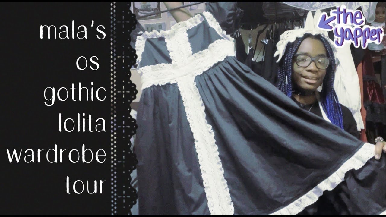 old school gothic lolita wardrobe tour
