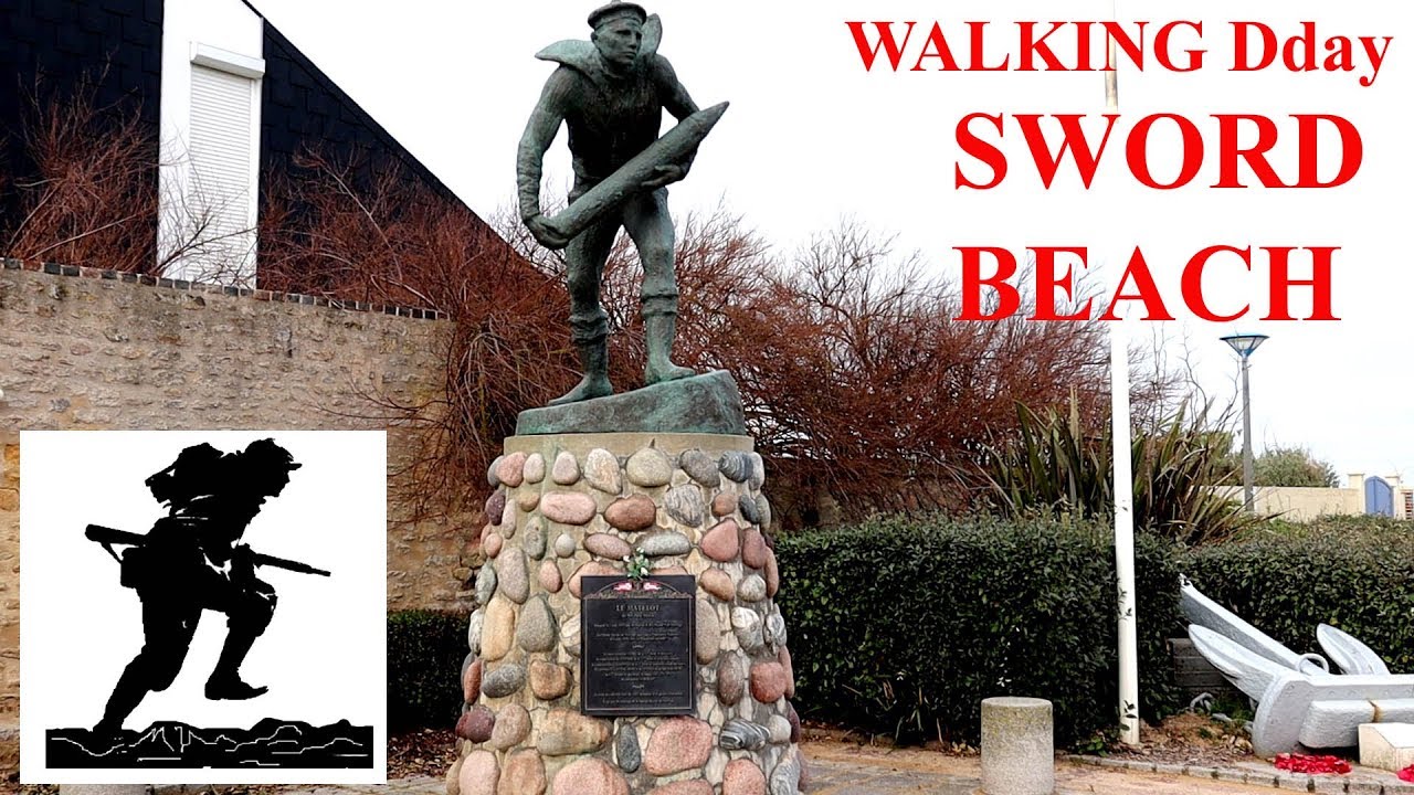 Walking D-day Sword beach