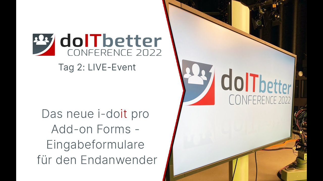 Das neue i-doit pro Add-on Forms | doITbetter Conference 2022