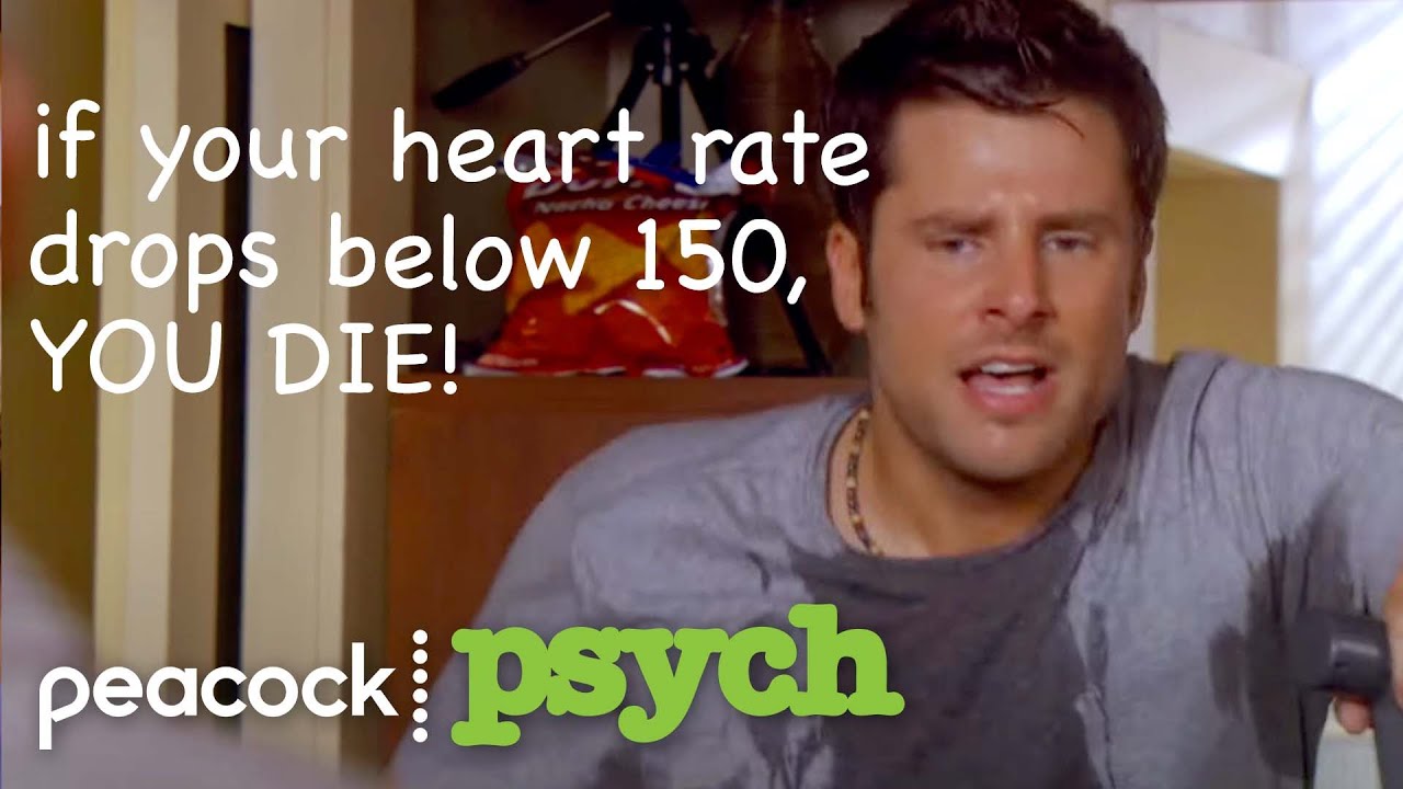 Dying At The Elliptical (literally, it's a bomb) | Psych