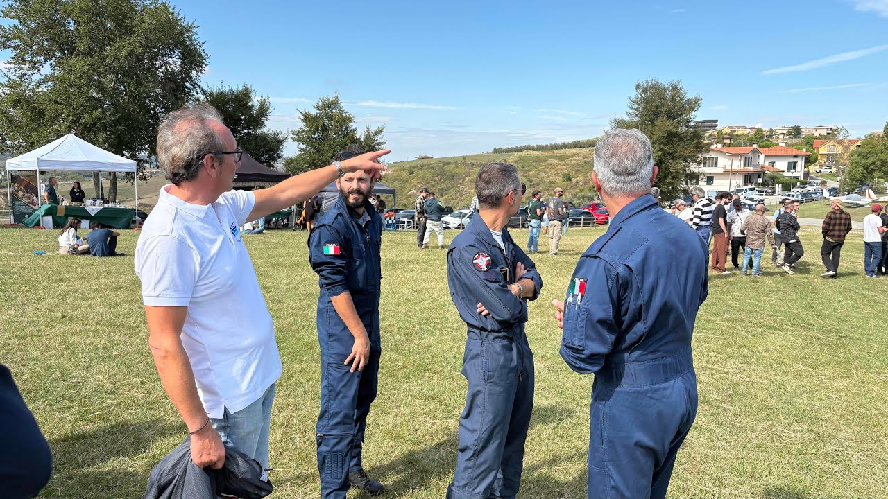 Fly Fano Team in formazione al 40º anniversario Aeroclub San Marino 