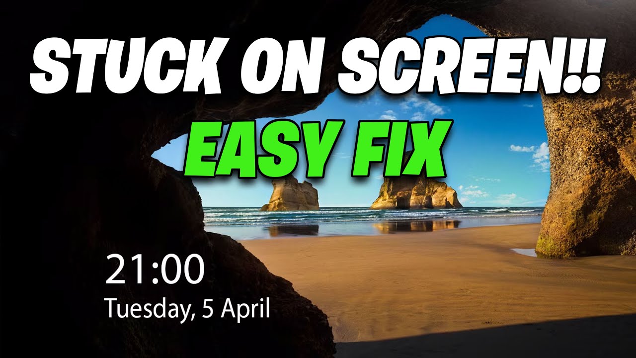 How To Fix Windows 10 Stuck On Welcome Screen - NEW 2026✅