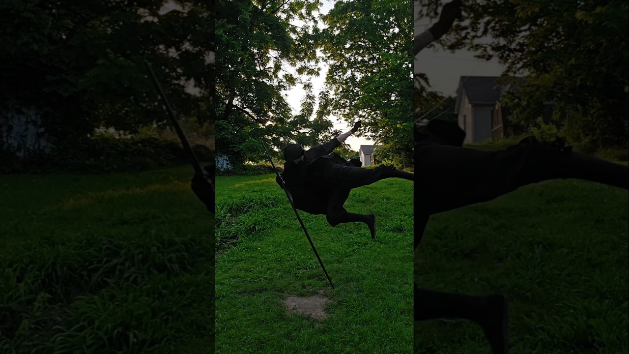More Ninja Staff Training #bostaff #martialarts #kungfu #staff #training #hobby #ninja #practice