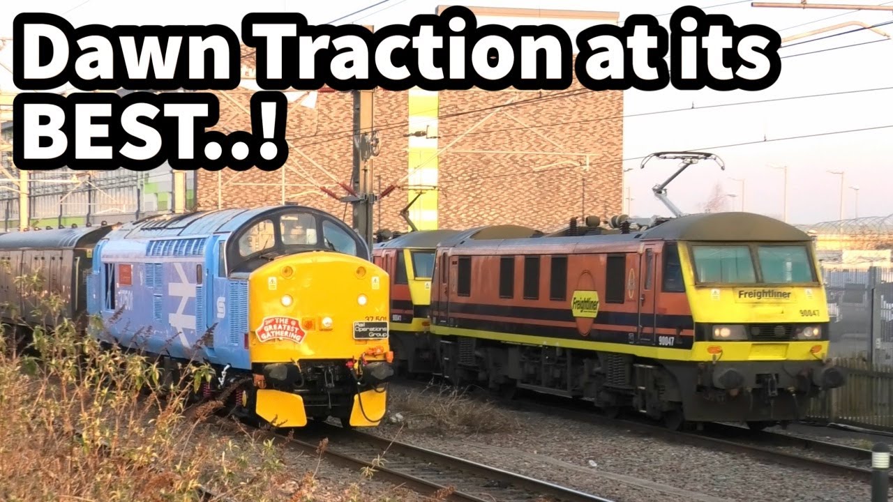 EARLY Morning LOCO Show! Screaming Class 68's, 37501/608 Class 175 Drag, DOUBLE-HEADED AC's & More!