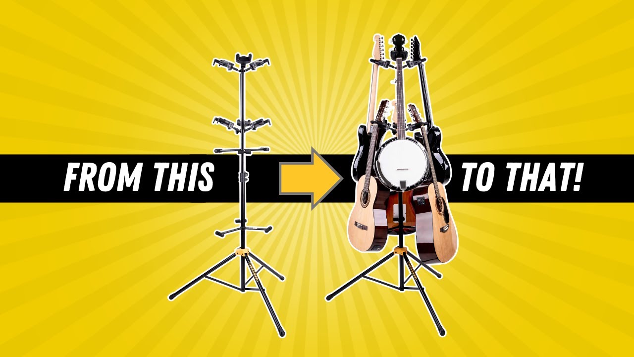 The Hercules Multi-Guitar Stand GS526BPLUS