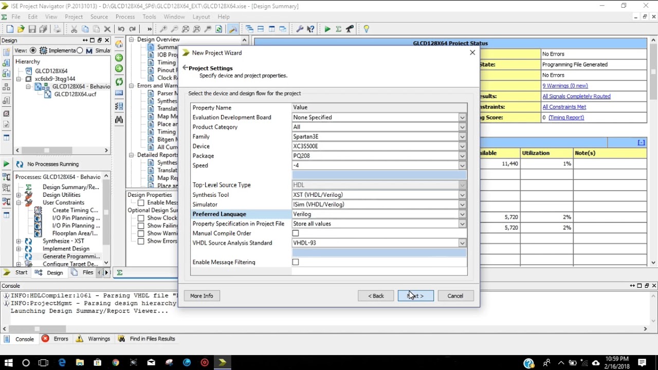 How to Create & Simulate New Project in Xilinx ISE Design Suite