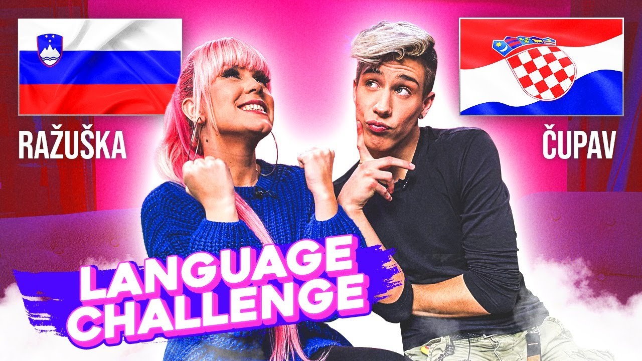 Nika ob pamet spravila Hrvata | LANGUAGE CHALLENGE