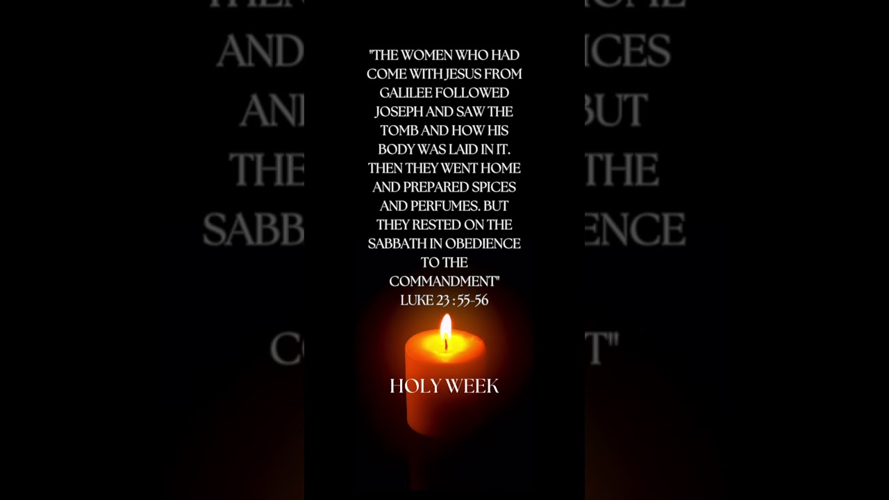 ✨HOLY WEEK 2024 SATURDAY VERSE✨#like #share #subscribe #christian #jesus #easter #2024 #bible #short