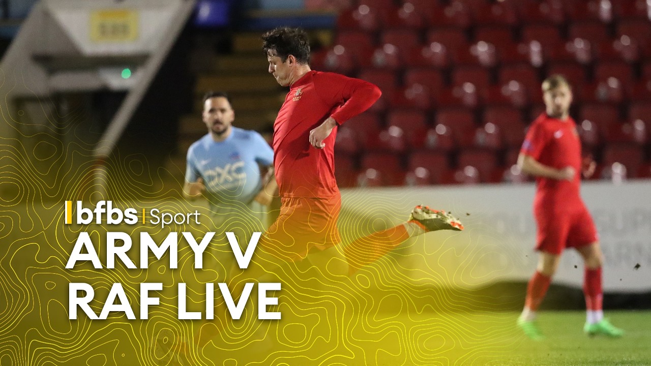 British Army v RAF LIVE | Inter Services men’s football from Aldershot