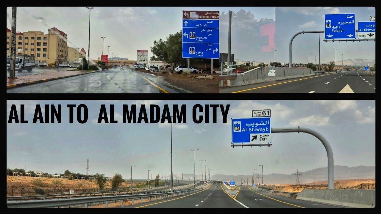 AL AIN TO  AL MADAM CITY DRIVE 🚗 🇦🇪 JUNE 2025 ( ‎@irfanasghar9999  )