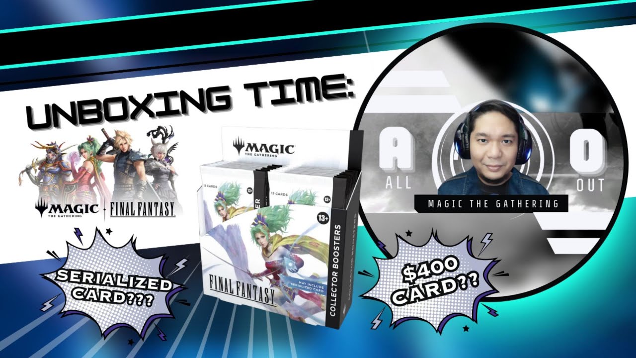 UNBOXING TIME | MAGIC THE GATHERING X FINAL FANTASY | COLLECTOR BOOSTER BOX